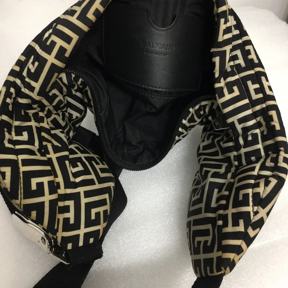 Balmain Nylon Monogram Belt Bag - Picture 11 of 14